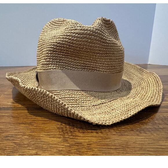 Helen Kaminski Women's Adjustable Raffia Straw Hat One Size Luxury Accessories - Picture 7 of 8